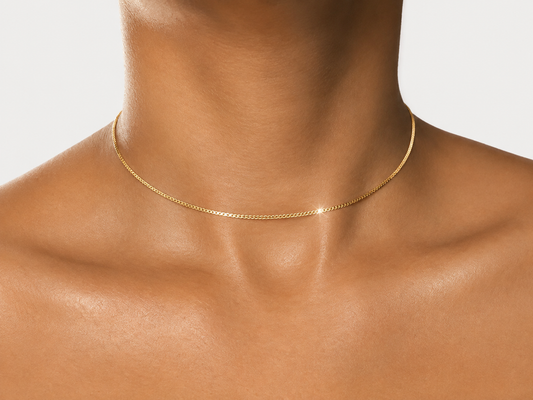 Dainty Box Chain Choker