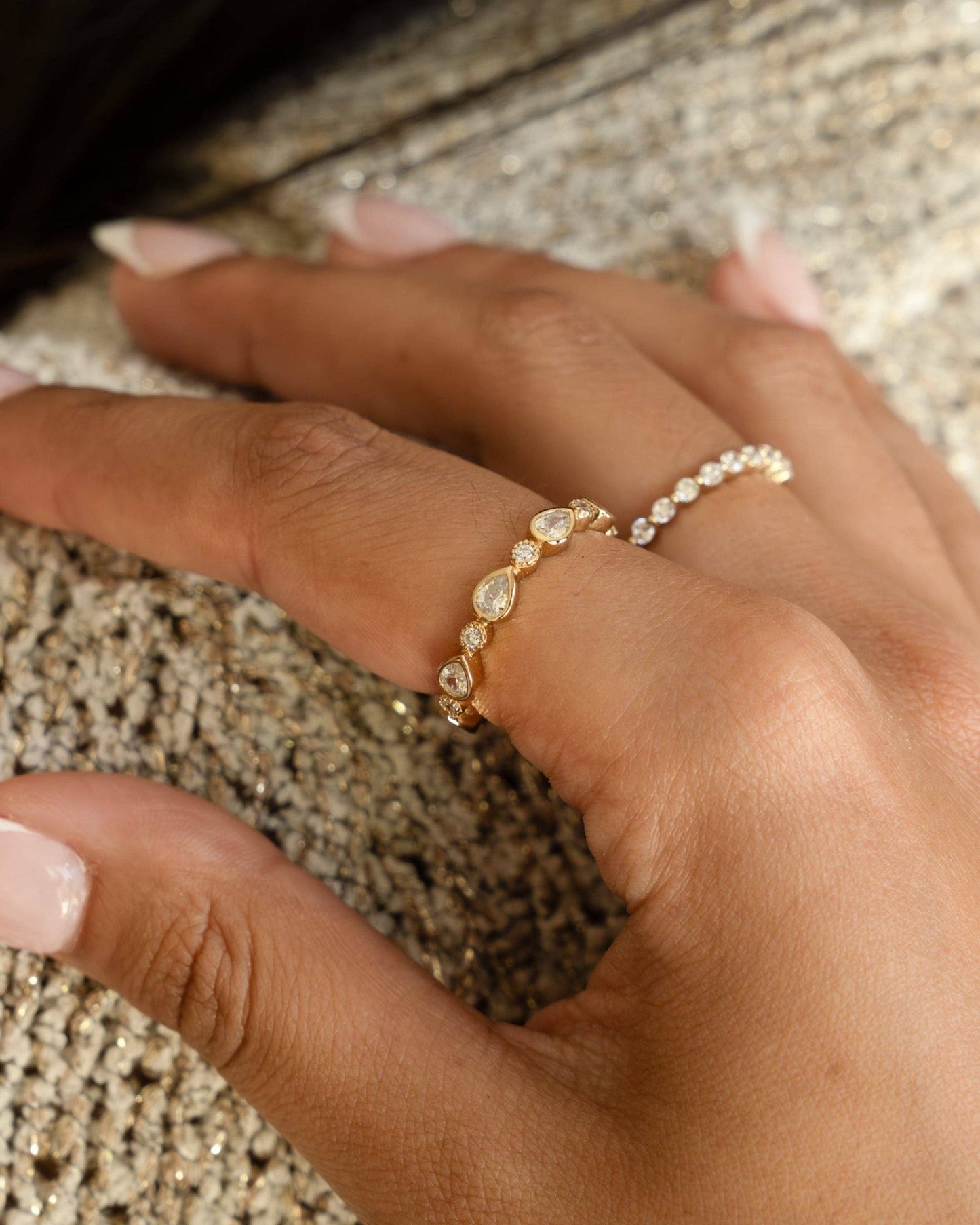 Pear Stacking Ring