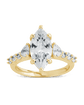 Sterling Silver Marquise & Trillion Ring