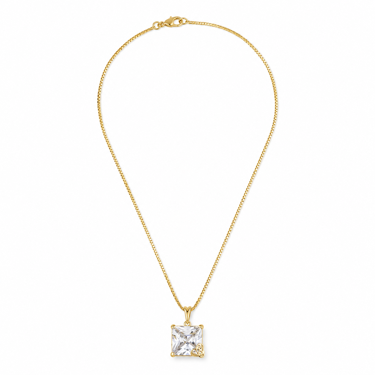 Princess Cut Necklace