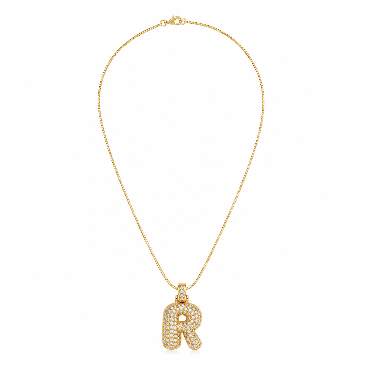 Bubble Letter Necklace