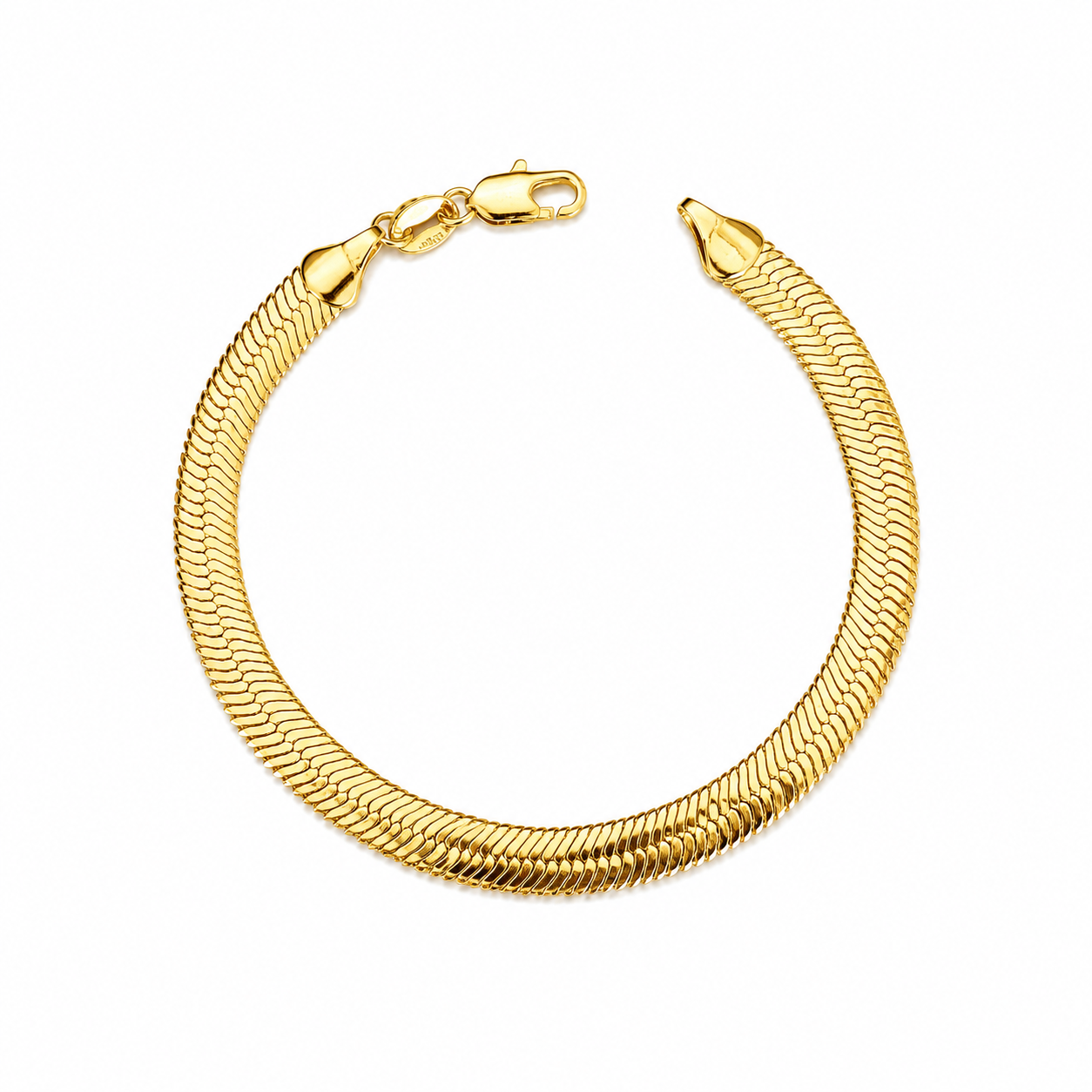 Thick Herringbone Bracelet