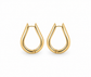 Teardrop Gold Hoops