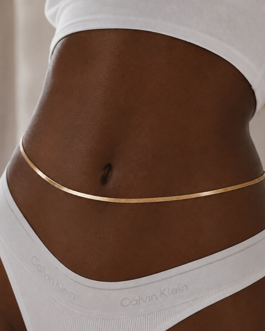 Herringbone Belly Chain