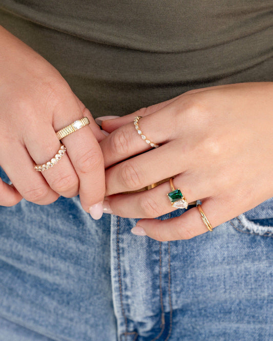 Pear Stone Stacking Band
