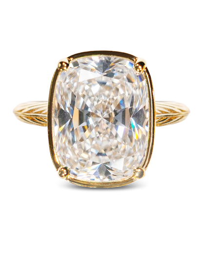 Sterling Forever Elongated Cushion Cocktail Ring