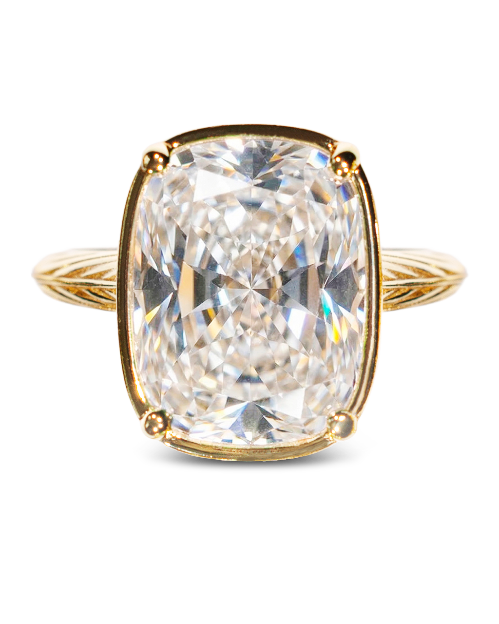 Sterling Forever Elongated Cushion Cocktail Ring